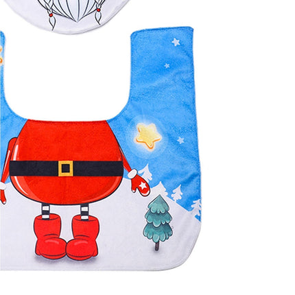 Christmas Toilet Mat Pad Kit-B