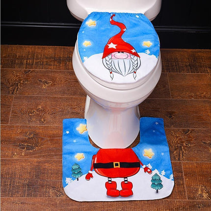 Christmas Toilet Mat Pad Kit-B