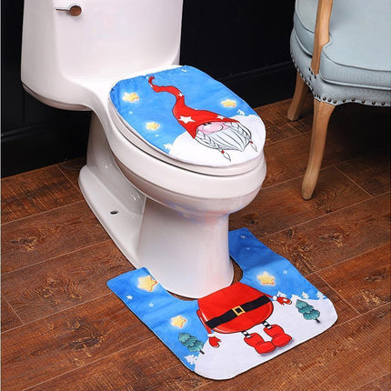 Christmas Toilet Mat Pad Kit-B
