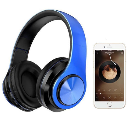 Bluetooth Headphones - Foldable & Lightweight - Wireless Stereo Headset with Mic for Travel/PC