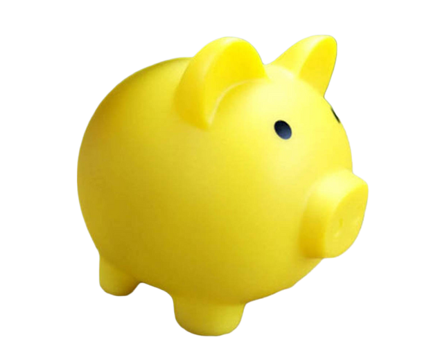 Christmas Cartoon Pig Shaped Money Saving Box Bank Coins Storage Case Home Decor-Yellow L V1263-JX-705