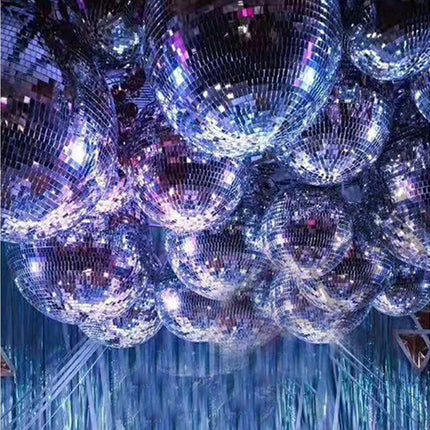 Silver Reflective Balls-Silver 10cm