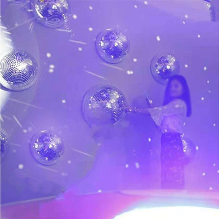 Silver Reflective Balls-Silver 10cm