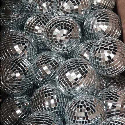 Silver Reflective Balls-Silver 10cm