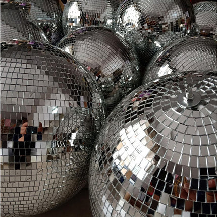 Silver Reflective Balls-Silver 10cm