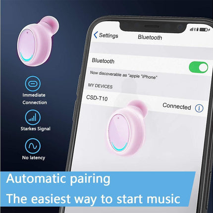 Wireless Earbuds Bluetooth Wireless Headphones Waterproof Earphones