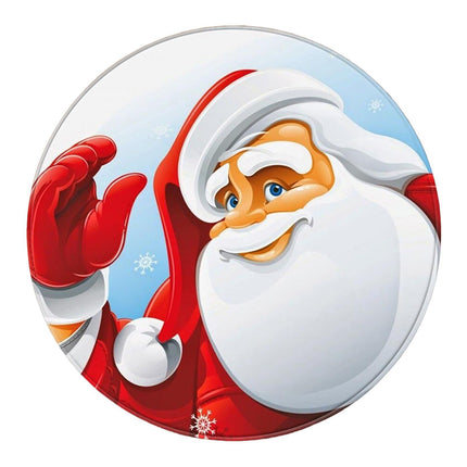 Xmas Doormat Non-slip Santa Carpet-G 80cm