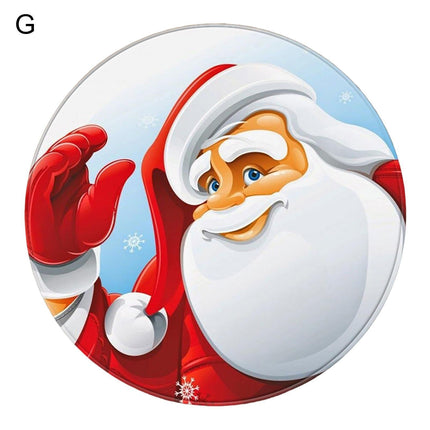 Xmas Doormat Non-slip Santa Carpet-G 80cm