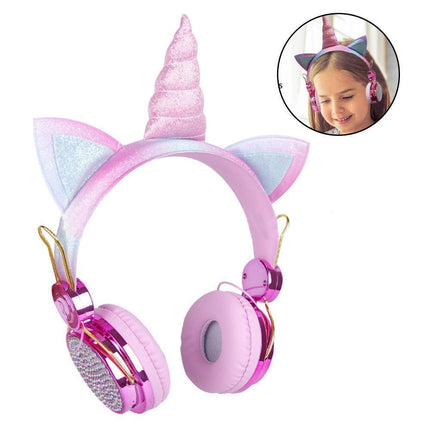 Wireless Headphones - Adjustable Headband - Bluetooth Over On-Ear Headset