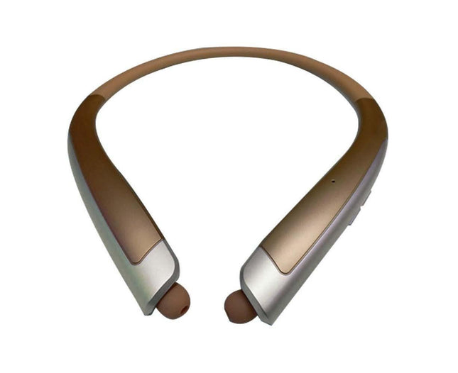 Bluetooth Headphone Wireless Neckband Headset with Retractable Earbuds V1263-JX-77