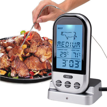 Digital Meat Thermometer - Wireless Remote - Waterproof