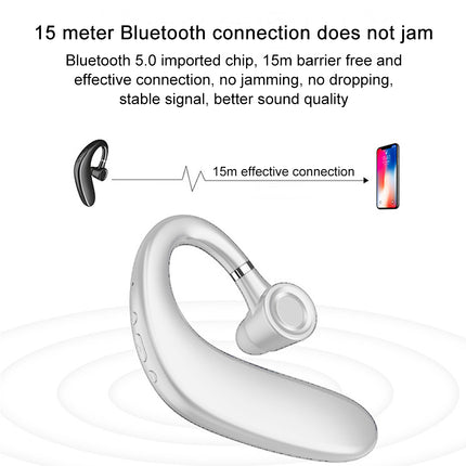 Wireless Bluetooth Earpiece V5.0 35 Hrs Talktime Hands-Free Earphones.