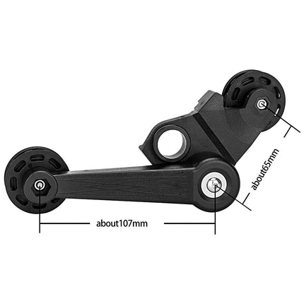 Chain Tensioner Sturdy Anti-scratch High Hardness Stable PC Plastics Anti Corrosion Chain Stabilizer Guide for Brompton Bike