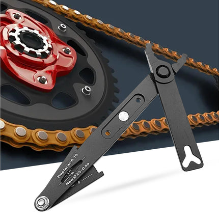 Chain Wear Detection Tool Ergonomic Design High Strength Bike Chain Buckle Removal Plier with Scale for Mountain Bike