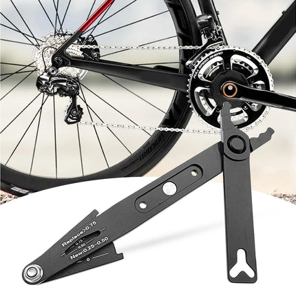 Chain Wear Detection Tool Ergonomic Design High Strength Bike Chain Buckle Removal Plier with Scale for Mountain Bike