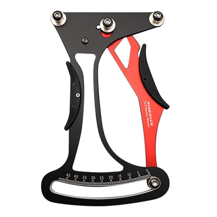 Professional Wheel Spoke Meter Precise Calibration Labor-Saving CNC Process Aluminum Alloy Spoke Tension Meter Cycling Supplies - Black