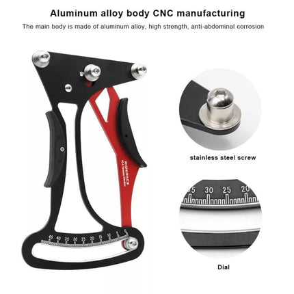 Professional Wheel Spoke Meter Precise Calibration Labor-Saving CNC Process Aluminum Alloy Spoke Tension Meter Cycling Supplies - Black
