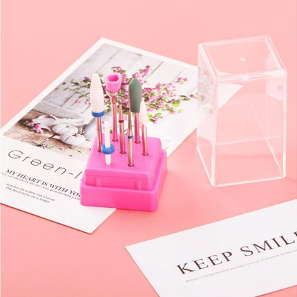 Ceramic Steel Alloy Grinding Dead Skin Removal Nail Art Drill Bit Brush Set-3#