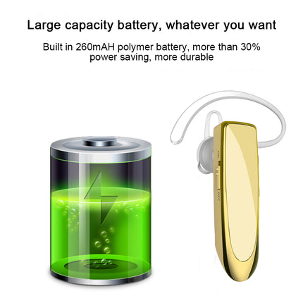 Bluetooth Earpiece V4.1 Wireless Handsfree Headset 30Days Standby Time