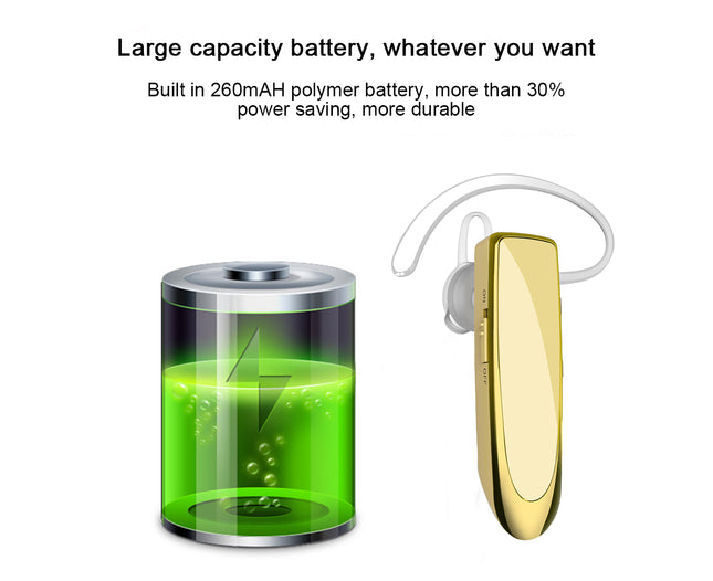 Bluetooth Earpiece V4.1 Wireless Handsfree Headset 30Days Standby Time – product detail