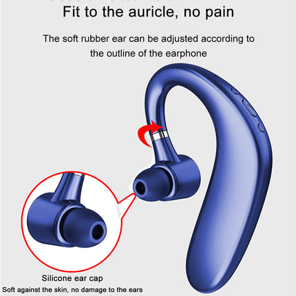 Wireless Bluetooth Earpiece V5.0 35 Hrs Talktime Hands-Free Earphones.