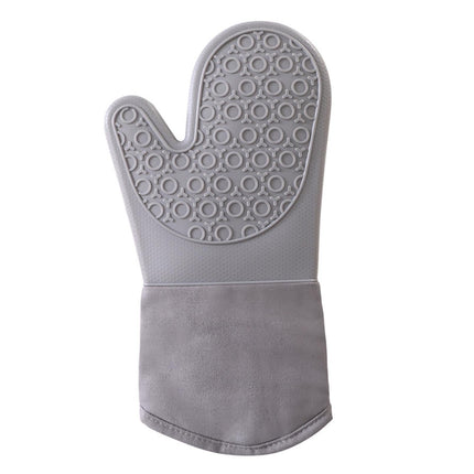 1Pc Heat-insulated Glove Non-slip Silicone - Grey