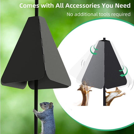 Squirrel Baffle Smooth Surface Bird Feeder Guard - A