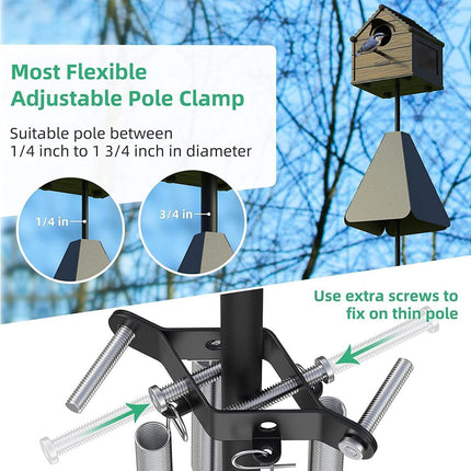 Squirrel Baffle Smooth Surface Bird Feeder Guard - A