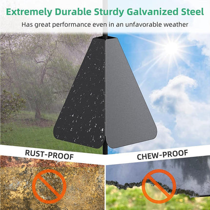 Squirrel Baffle Smooth Surface Bird Feeder Guard - A