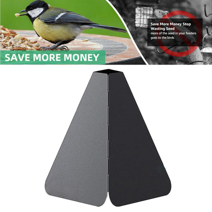 Squirrel Baffle Smooth Surface Bird Feeder Guard - A