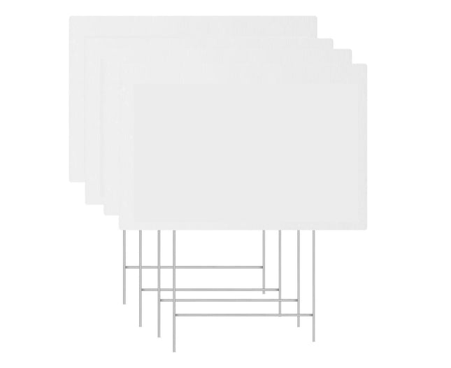 4Pcs Blank Yard Signs with H Stakes – product detail