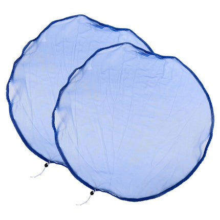 2Pcs Mesh Rain Barrel Cover - Blue