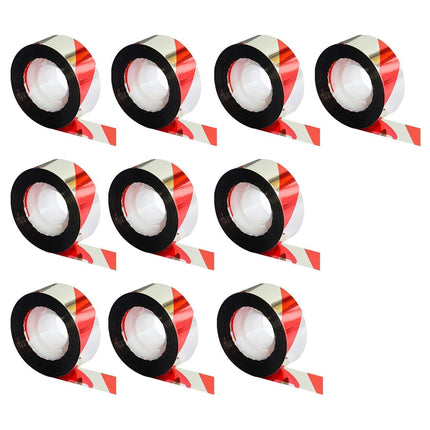 10Pcs Bird Repellent Ribbon Double Side Tape - Silver&Red