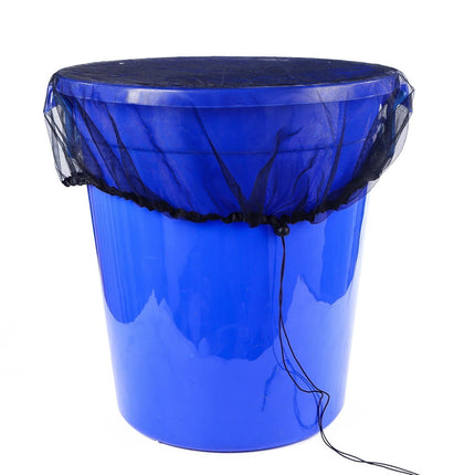 2Pcs Mesh Rain Barrel Cover - Black