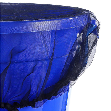 2Pcs Mesh Rain Barrel Cover - Black
