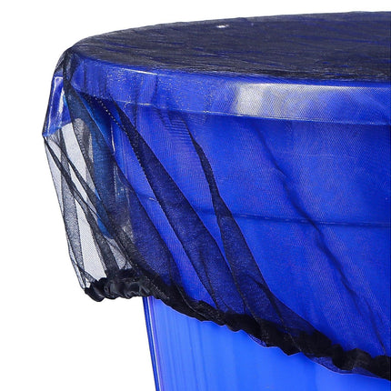 2Pcs Mesh Rain Barrel Cover - Black