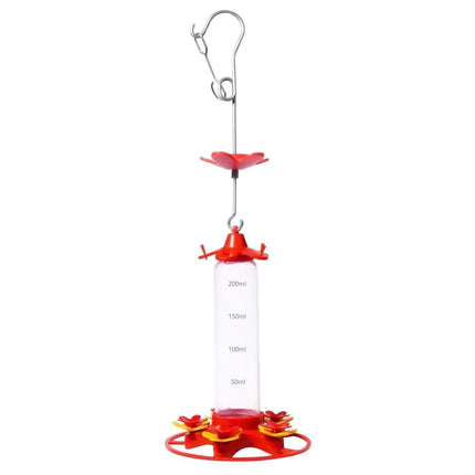 Hanging Feeder Hook Leakproof Hummingbird Feeder - Red