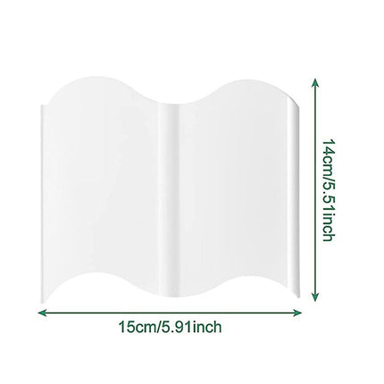 20Pcs Border Fence Walkway Landscape Edging - White