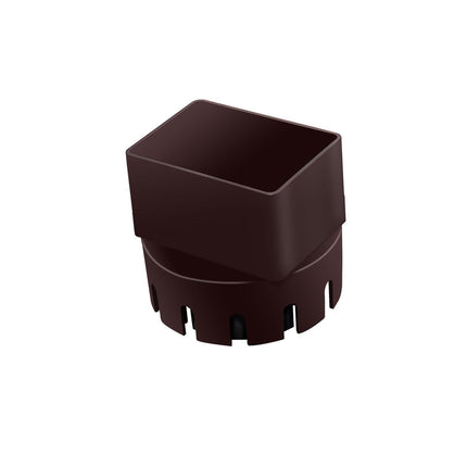 Downspout Adapter Rain Gutter Extender - Brown M