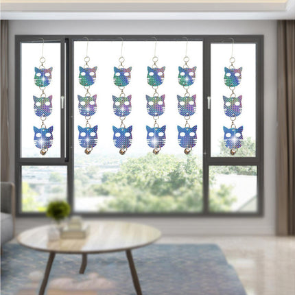 4Pcs Owl Bird Repellent Reflective Discs - 4pcs