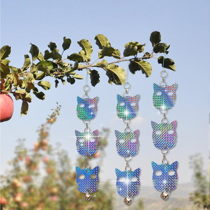 4Pcs Owl Bird Repellent Reflective Discs - 4pcs