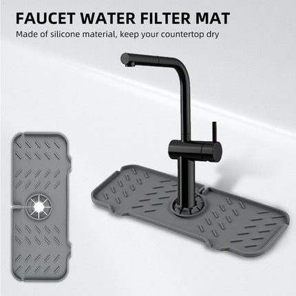 Tap Silicone Water Filter Mat - Splash Protector - Rubber