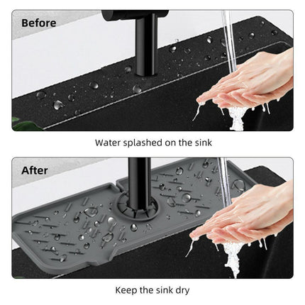 Tap Silicone Water Filter Mat - Splash Protector - Rubber