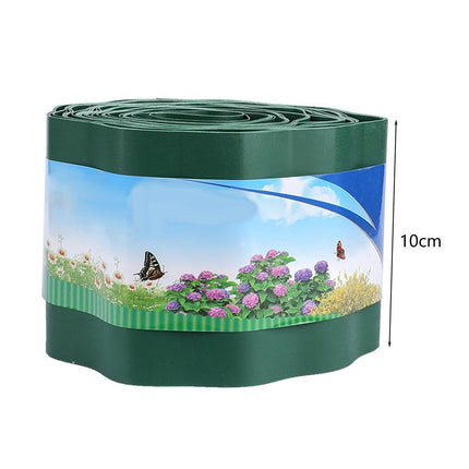 Garden Fence Wavy Design Edging Border - 10cm