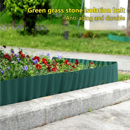 Garden Fence Wavy Design Edging Border - 10cm