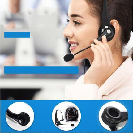 Comfort-Fit,Foldable Headset with Flexible Noise-Cancelling Microphone