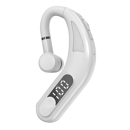 Bluetooth Headset - Single Ear - Noise Canceling Hands-Free Bluetooth 5.2 Waterproof Headphones