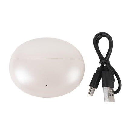 Language Translator Earbuds 144 Languages Bluetooth 5.49 Noise Cancellation Wireless Long Battery Life Translation Earphone in Real Time Milky White