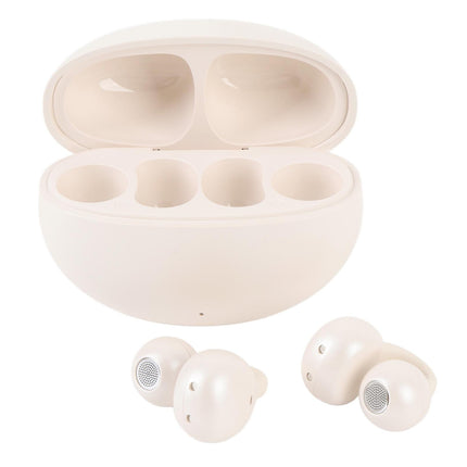 Language Translator Earbuds 144 Languages Bluetooth 5.49 Noise Cancellation Wireless Long Battery Life Translation Earphone in Real Time Milky White