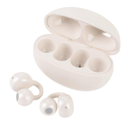 Language Translator Earbuds 144 Languages Bluetooth 5.49 Noise Cancellation Wireless Long Battery Life Translation Earphone in Real Time Milky White